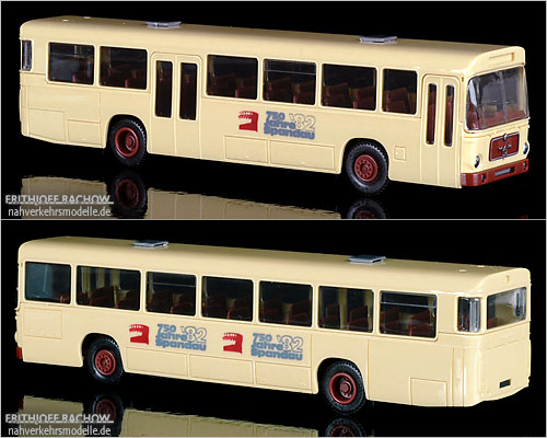 Herpa MAN S240 Spandau BVG Busmodell Modellbus