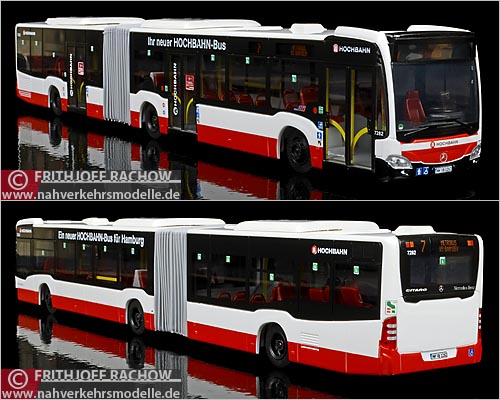 Rietze MB O50G C2 HHA Hamburg Modellbus Busmodell Modellbusse Busmodelle