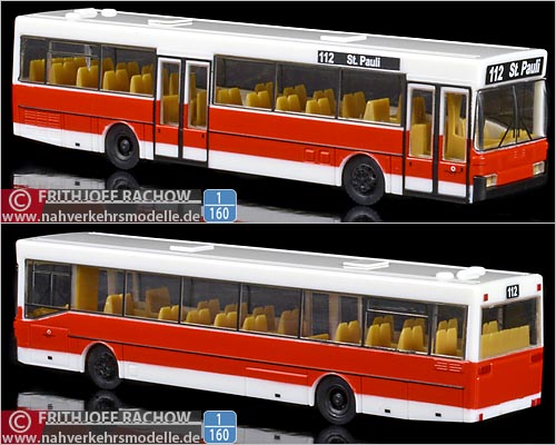 MINITRIX Busmodell Artikel 65403 Mercedes-Benz O 405 Hamburger Hochbahn A G H H A