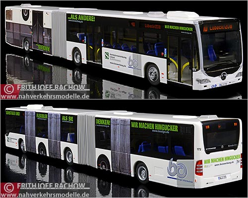 Rietze Bus-Sondermodell Mercedes-Benz O 530 Citaro G E 4 Facelift Lbeck Travemnder Verkehrsgesellschaft m b H L V G