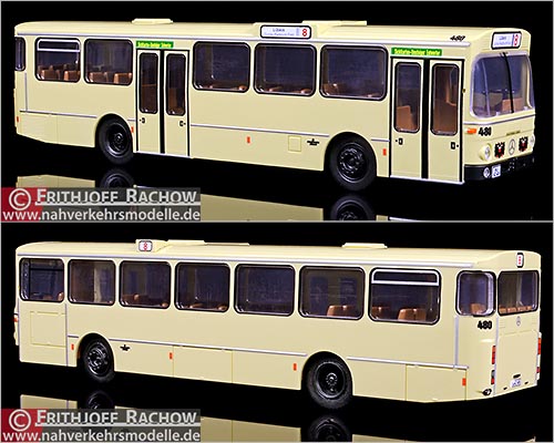 Rietze Bus Sondermodell Artikel Nummer 74319 Mercedes-Benz O 305 Stlb Stadtwerke Lbeck