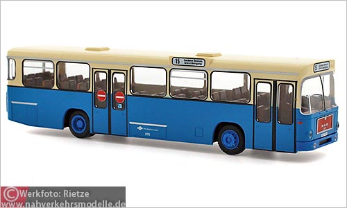 Rietze Busmodell Artikel 72316 M A N S L 200 V V S Saarbrcken