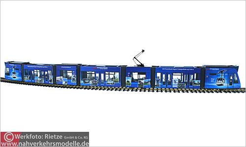 Rietze Straenbahnmodell Artikel STRA01067 Siemens Combino V A G Freiburg