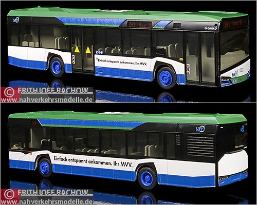 Rietze Busmodell Artikel 73001 new Solaris U 12 2014 Mnchner Verkehrs und Tarifverbund M V V