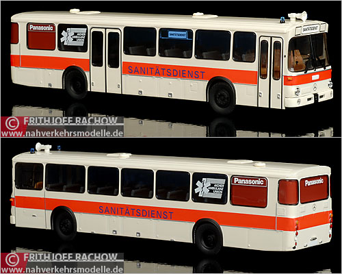 Brekina MB O307 Sanittsdienst Mnchen Modellbus Busmodell Modellbusse Busmodelle